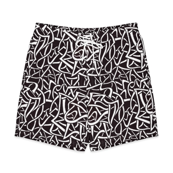 Curve Line Board Shorts