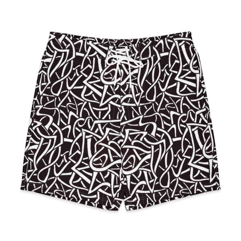 Curve Line Board Shorts