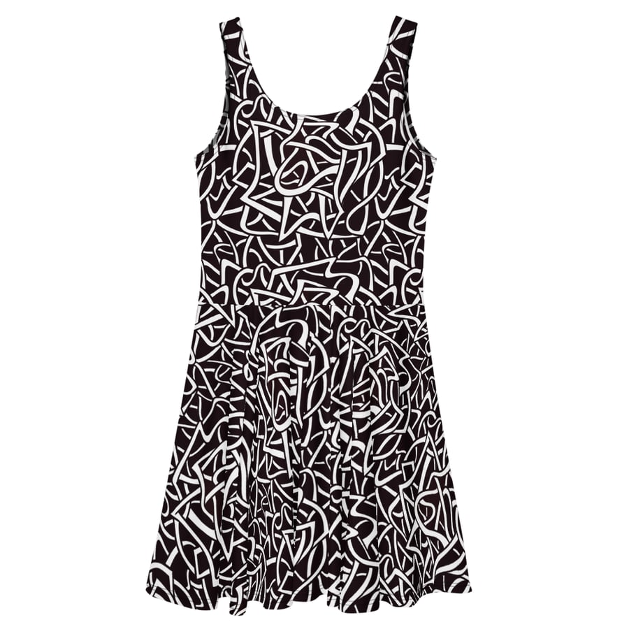 Curve Line Skater Dress