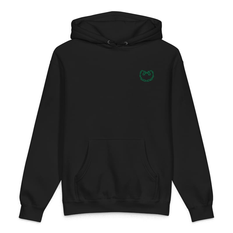 Heart Mark Hoodie — Kelly Green