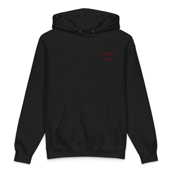 Heart Mark Hoodie — Maroon