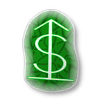 Money Glyph Pillow — view 1