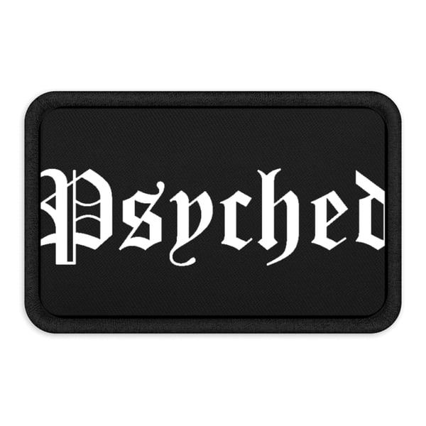 Psyched Wordmark Patch