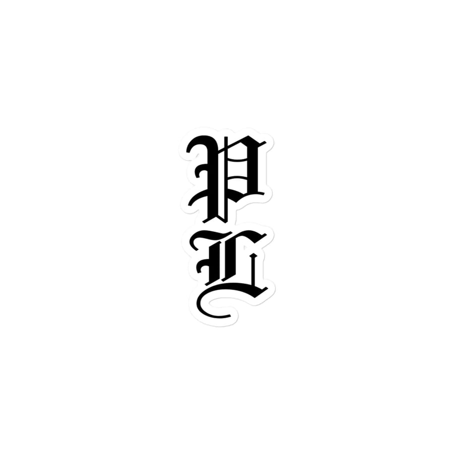 Psyched Monogram Sticker