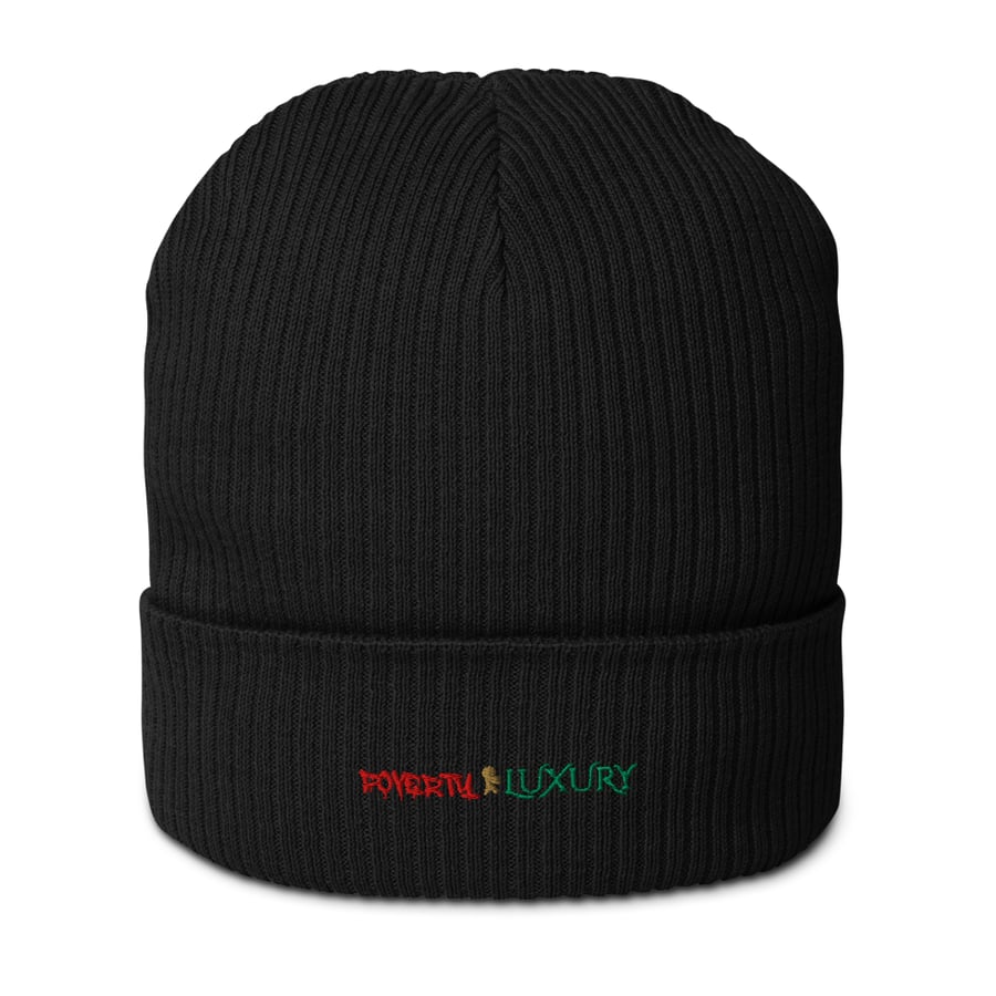 Poverty To Luxury Organic Ribbed Beanie
