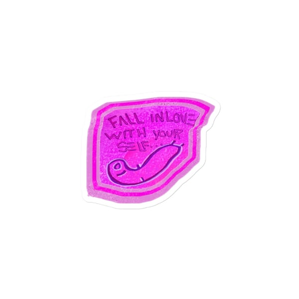 Fall In Love With Yourself Sticker
