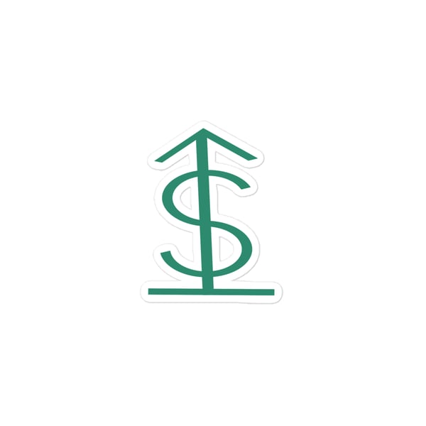 Money Glyph Sticker