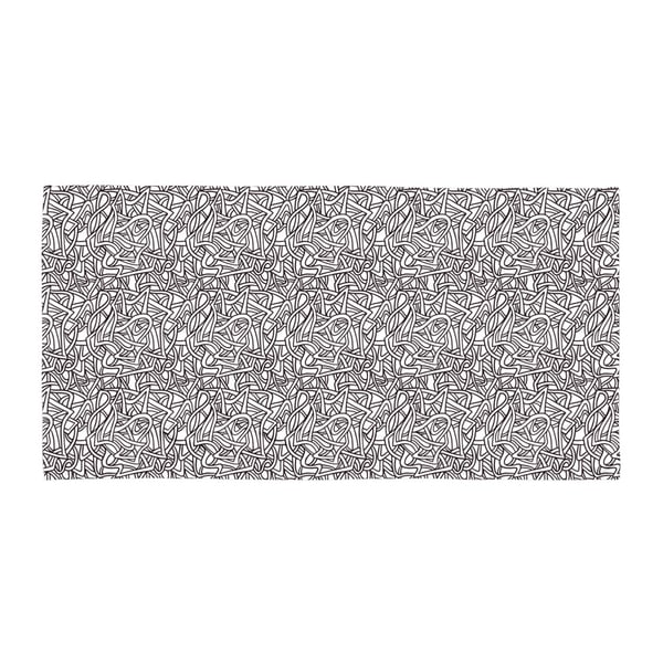 Outline Curve Beach Towel