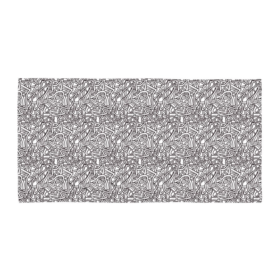 Outline Curve Beach Towel